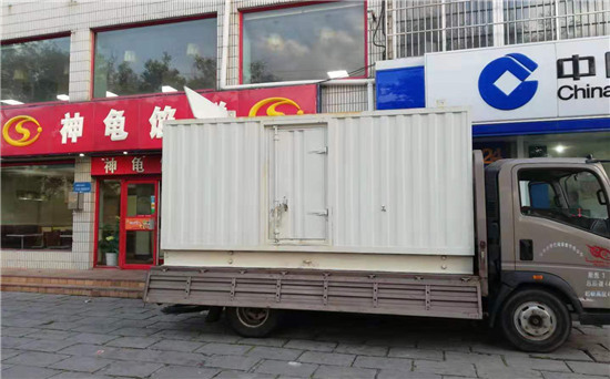 高石碑镇出租发电机施工案例